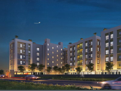 885 sq ft 2 BHK 2T Apartment for sale at Rs 42.92 lacs in Symphony Proxima 2th floor in Sonarpur, Kolkata