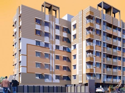 887 sq ft 2 BHK 2T Apartment for sale at Rs 37.35 lacs in Bhawani Sunrise in Dum Dum, Kolkata
