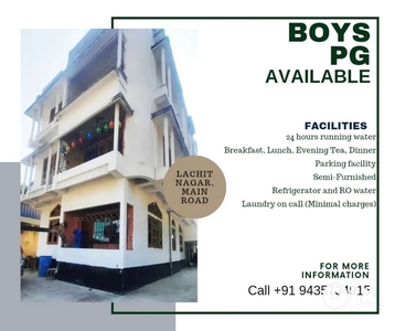 Boys Pg available in Lachit nagar