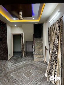 Duplex 3 bhk house with hill view. With terrace garden.
