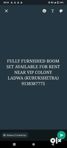 Rent ke liye furnished room set