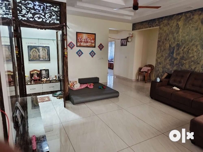 Semi furnished 3bhk house for rent near global Village tech park