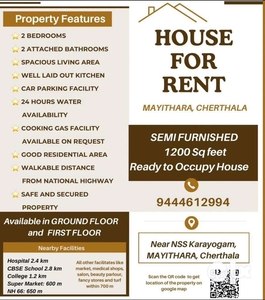 Semifurnished flats in ground and 1st floor