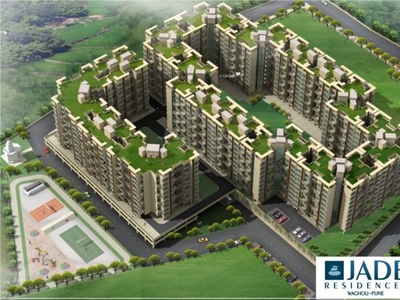 955 sq ft 2 BHK 2T Apartment for sale at Rs 42.00 lacs in Dheeraj Realty Jade Residences in Wagholi, Pune