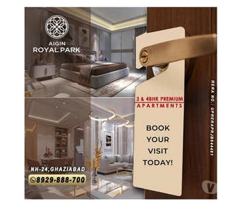 Explore 3&4 BHK Apartments At Aigin Royal Park In Ghaziabad