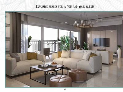 1399 sq ft 3 BHK Launch property Apartment for sale at Rs 2.75 crore in Prestige Serenity Shores in Whitefield, Bangalore