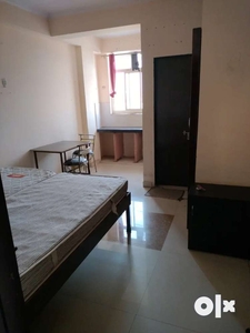 1 rk , 1 BHK room available. Attach latpat, kitchen, semi-furnished