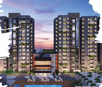 1062 sq ft 2 BHK Under Construction property Apartment for sale at Rs 80.74 lacs in Puravankara Purva Elysian Fields in Hosahalli, Bangalore