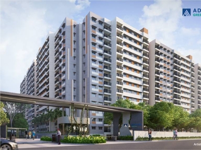 1090 sq ft 2 BHK Apartment for sale at Rs 47.00 lacs in Adarsh Greens Phase 1 in Kogilu, Bangalore