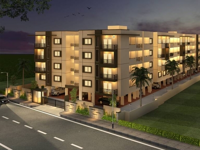 1103 sq ft 2 BHK Under Construction property Apartment for sale at Rs 87.17 lacs in Hoysala Hallmark Lalith in Hebbal, Bangalore