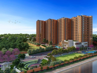 1450 sq ft 3 BHK Launch property Apartment for sale at Rs 98.82 lacs in Concorde Antares in Vidyaranyapura, Bangalore