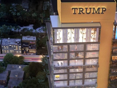 1656 sq ft 3 BHK Completed property Apartment for sale at Rs 4.49 crore in Tribeca Trump Tower in Topsia, Kolkata