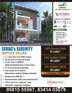 167 Sqyard Duplex Villa For Sale at Isnapur, Patancheru.