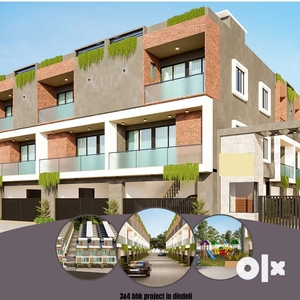 3Bhk Row House with car parking For sell in dindoli