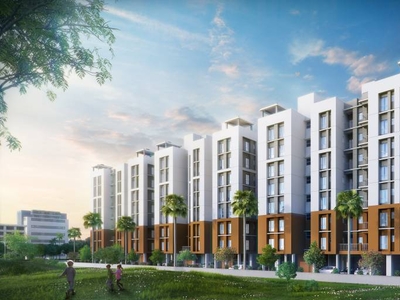 537 sq ft 2 BHK Completed property Apartment for sale at Rs 22.45 lacs in PS White Meadows in Narendrapur, Kolkata