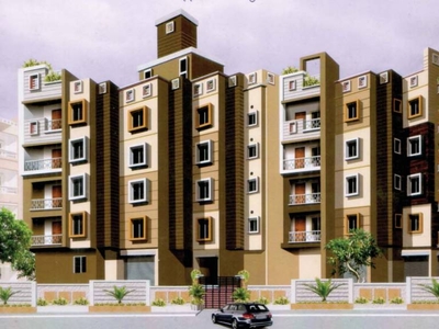 881 sq ft 3 BHK Under Construction property Apartment for sale at Rs 26.43 lacs in S Ushajit Apartment in Howrah, Kolkata