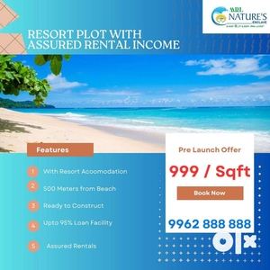 ECO FRIENDLY resort living with our exclusive plots for sale.