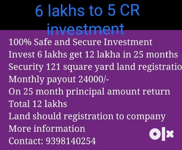 Get to 12 lakhs in 25 months investment on 6 lakhs