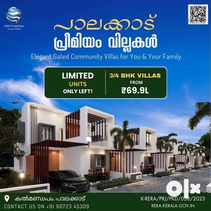 Hurry up!!!Own your dream house today 3BHK House For Sale In Palakkad