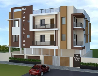 1215 sq ft 3 BHK Apartment for sale at Rs 59.00 lacs in DSP Pavilion in Sithalapakkam, Chennai