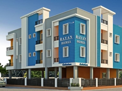 806 sq ft 2 BHK Completed property Apartment for sale at Rs 48.36 lacs in Rayan Gokulam in Kovilambakkam, Chennai