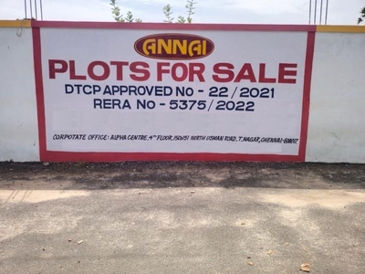 843 Sqft Plot For Sale in Thiruporur, Chennai