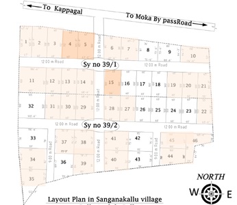 Agricultural Land 5600 Sq.ft. for Sale in Kappagal Road, Bellary