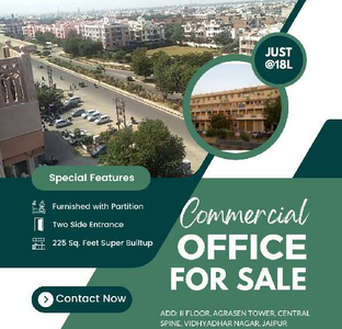 Office Space 180 Sq.ft. for Sale in Sector 2