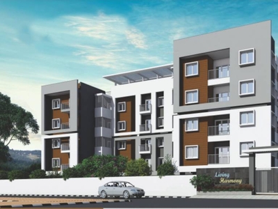 1008 sq ft 2 BHK Launch property Apartment for sale at Rs 81.60 lacs in Nagamani Living Harmony in Thubarahalli, Bangalore