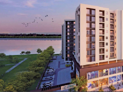 1012 sq ft 2 BHK 2T Apartment for sale at Rs 45.54 lacs in Unimark Riviera 7th floor in Uttarpara Kotrung, Kolkata