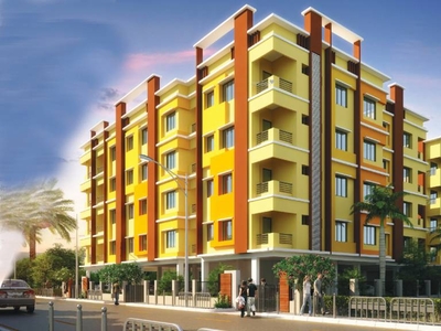 1107 sq ft 3 BHK Under Construction property Apartment for sale at Rs 38.75 lacs in Arup Baibhab Apartment in Madhyamgram, Kolkata