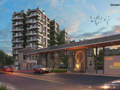 1225 sq ft 3 BHK 2T Apartment for sale at Rs 65.00 lacs in Jain Dream Gurukul 7th floor in Madhyamgram, Kolkata