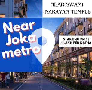 721 sq ft South facing Plot for sale at Rs 1.00 lacs in Rupbasuda Natures Paradise in Joka, Kolkata