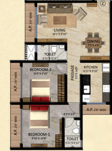 1BHK Apartment for Sale