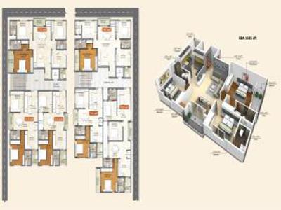 2 BHK Apartment For Sale in LVR Residency