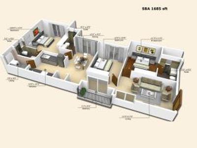 3 BHK Apartment For Sale in Lvr Residency