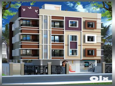 Opposite Rakshiter More Auto stand Boral Garia 2Bhk with Lift at 26.2L