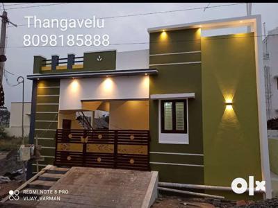 THANGAVELU 3.5 CENT 2 BEDROOM NEW HOUSE FOR SALE NEAR KATHIR COLLEGE