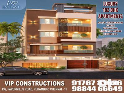 flat apartments new 1 bhk for sale in perambur initial-5 lakh loan-90%