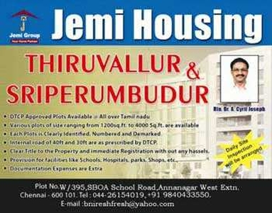 Residential Plot 2400 Sq.ft. for Sale in Sriperumbudur, Chennai