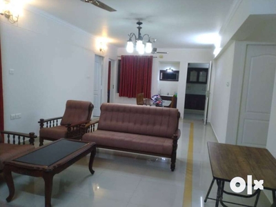 3BHK FULLY FURNISHED TRINITYCASTLE flat rent Edapally