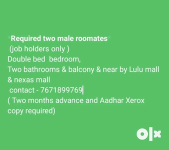 Required two male Employees roomates only