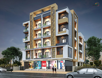 2 BHK Apartment 1000 Sq.ft. for Sale in Sarkar Nagar, Chandrapur