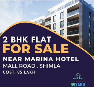 2 BHK Apartment 900 Sq.ft. for Sale in Main Road, Shimla