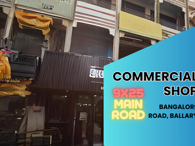 Commercial Shop 230 Sq.ft. for Sale in Bangalore Road, Bellary