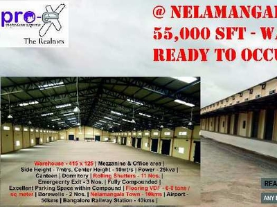 Warehouse 56000 Sq.ft. for Rent in