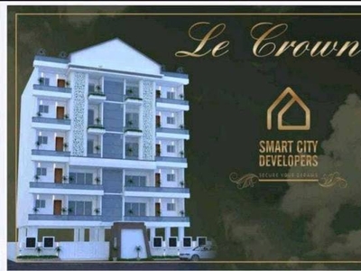 1320 sq ft 3 BHK 2T NorthWest facing Apartment for sale at Rs 56.00 lacs in le crown 1th floor in Janachaitanya Colony, Hyderabad