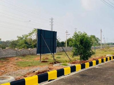1377 sq ft East facing Plot for sale at Rs 14.07 lacs in HMDA APPROVED OPEN PLOTS AT AMAZON DATA CENTER in Meerkhanpet, Hyderabad