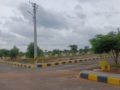 1800 sq ft West facing Plot for sale at Rs 27.00 lacs in Open plots for sale with bank loan at Pharmacity Srisailam highway in Srisailam Highway, Hyderabad