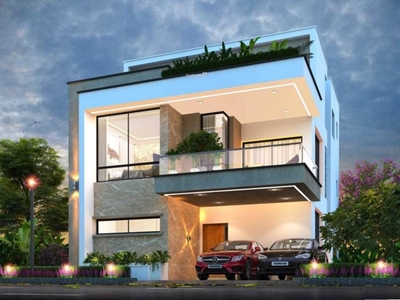3700 sq ft 4 BHK Launch property Villa for sale at Rs 2.07 crore in Anmol Aurum Luxury Triplex Villas in Kollur, Hyderabad